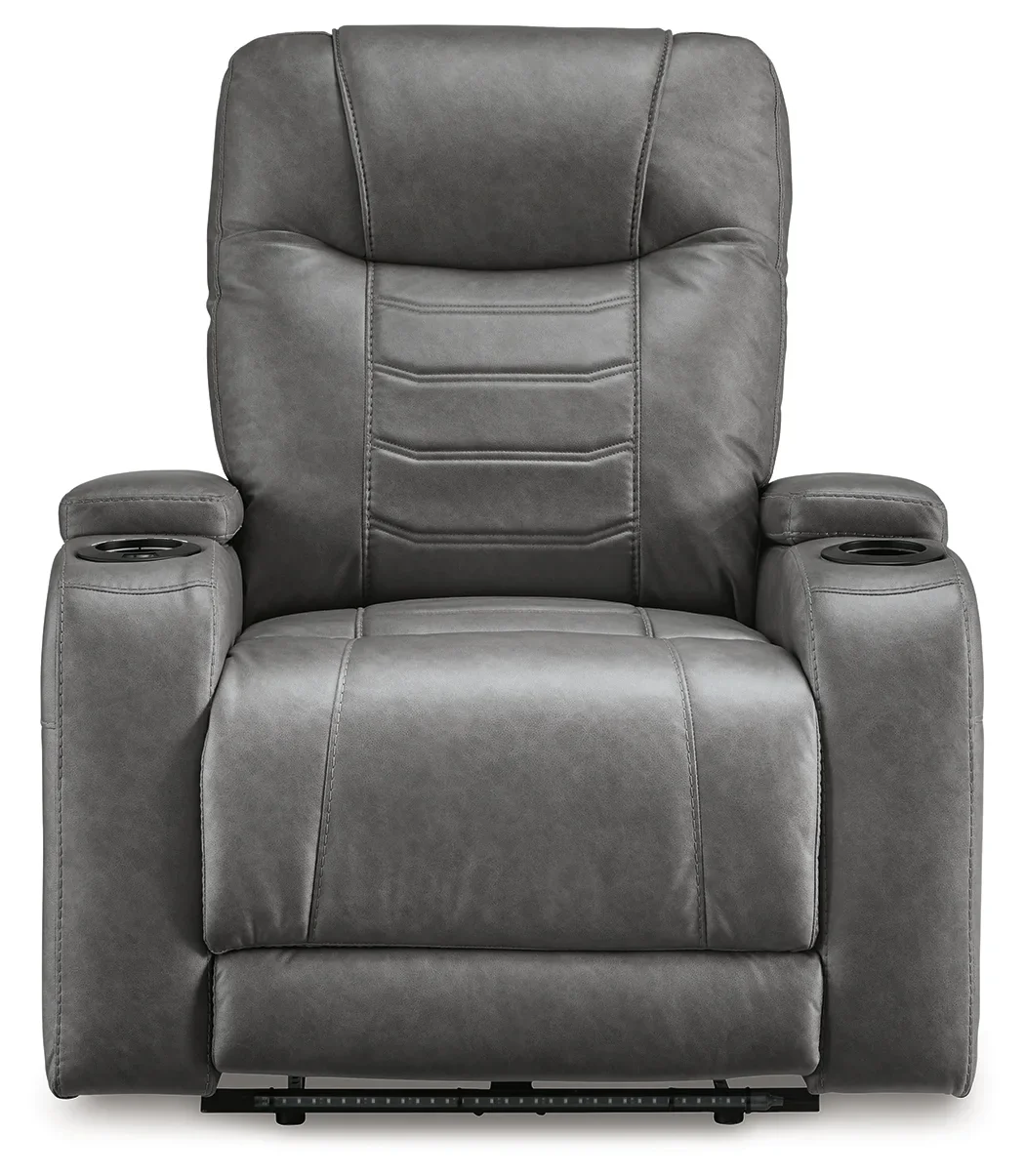 Schooner Rocks - Slate - Power Recliner / Adj Headrest - Image 4