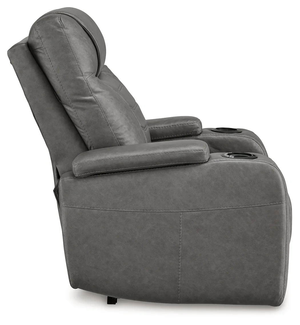 Schooner Rocks - Slate - Power Recliner / Adj Headrest - Image 5