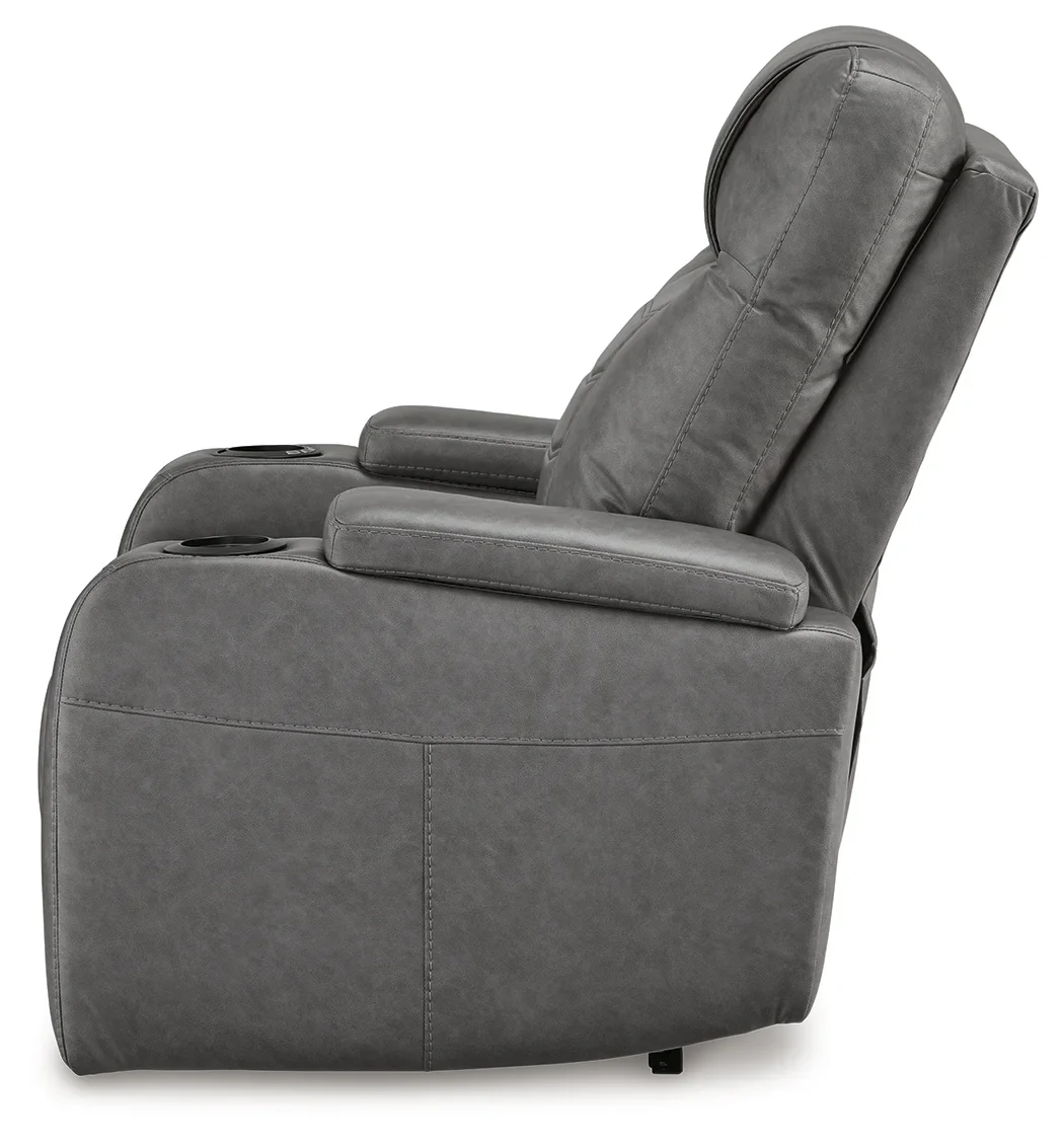 Schooner Rocks - Slate - Power Recliner / Adj Headrest - Image 7