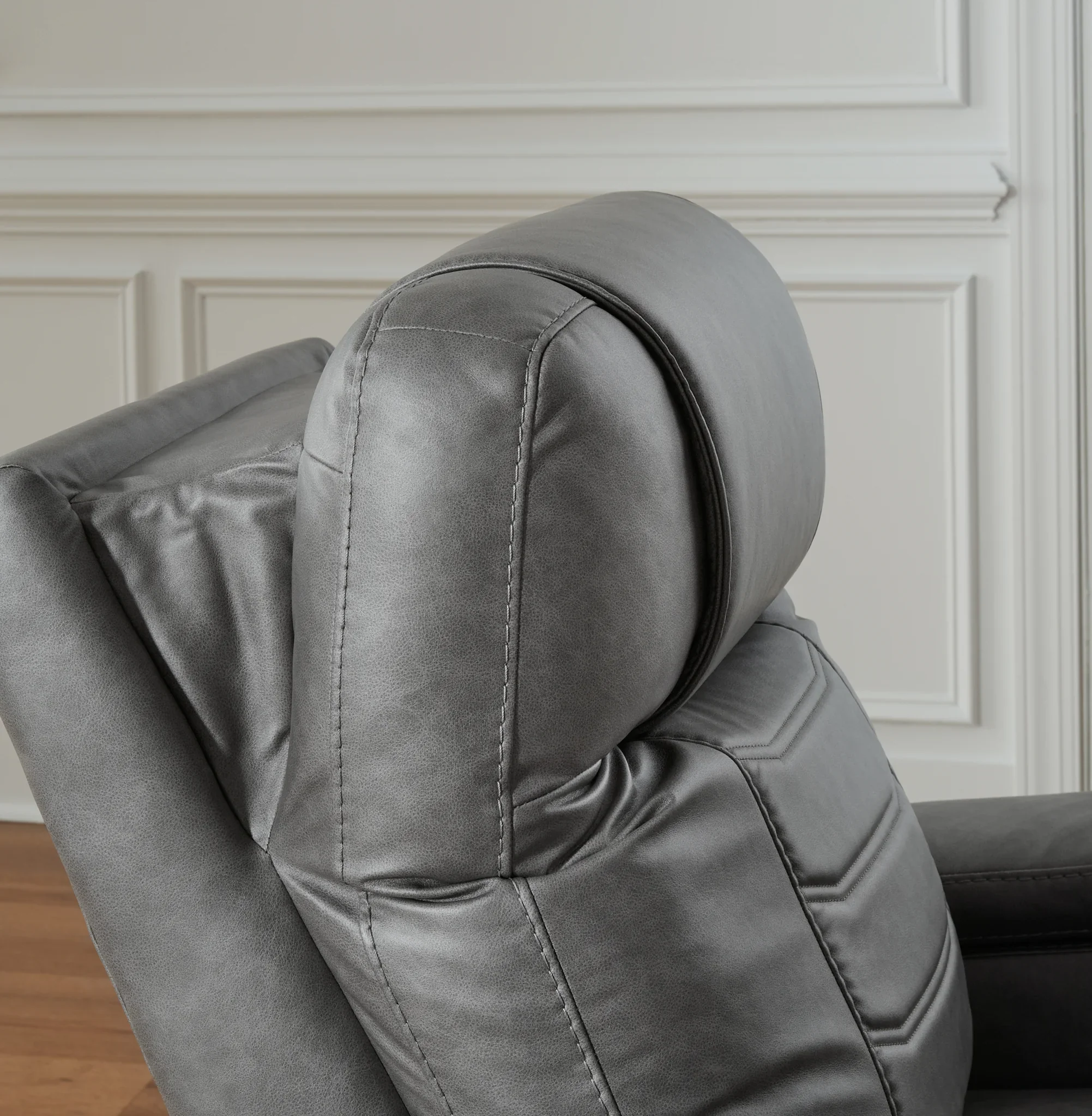 Schooner Rocks - Slate - Power Recliner / Adj Headrest - Image 9