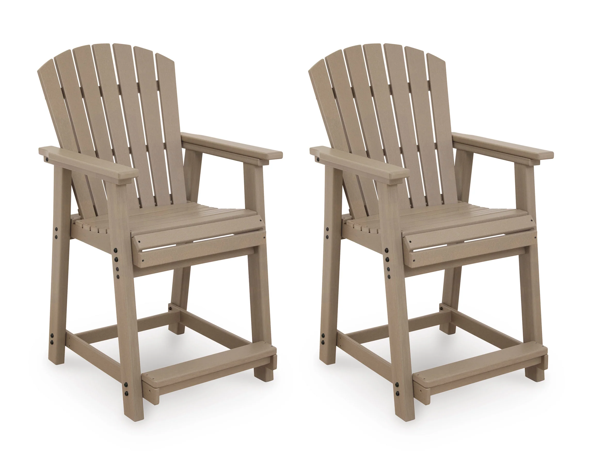 "Seackliff Beach” Outdoor Counter Table and Four Stools - Image 3