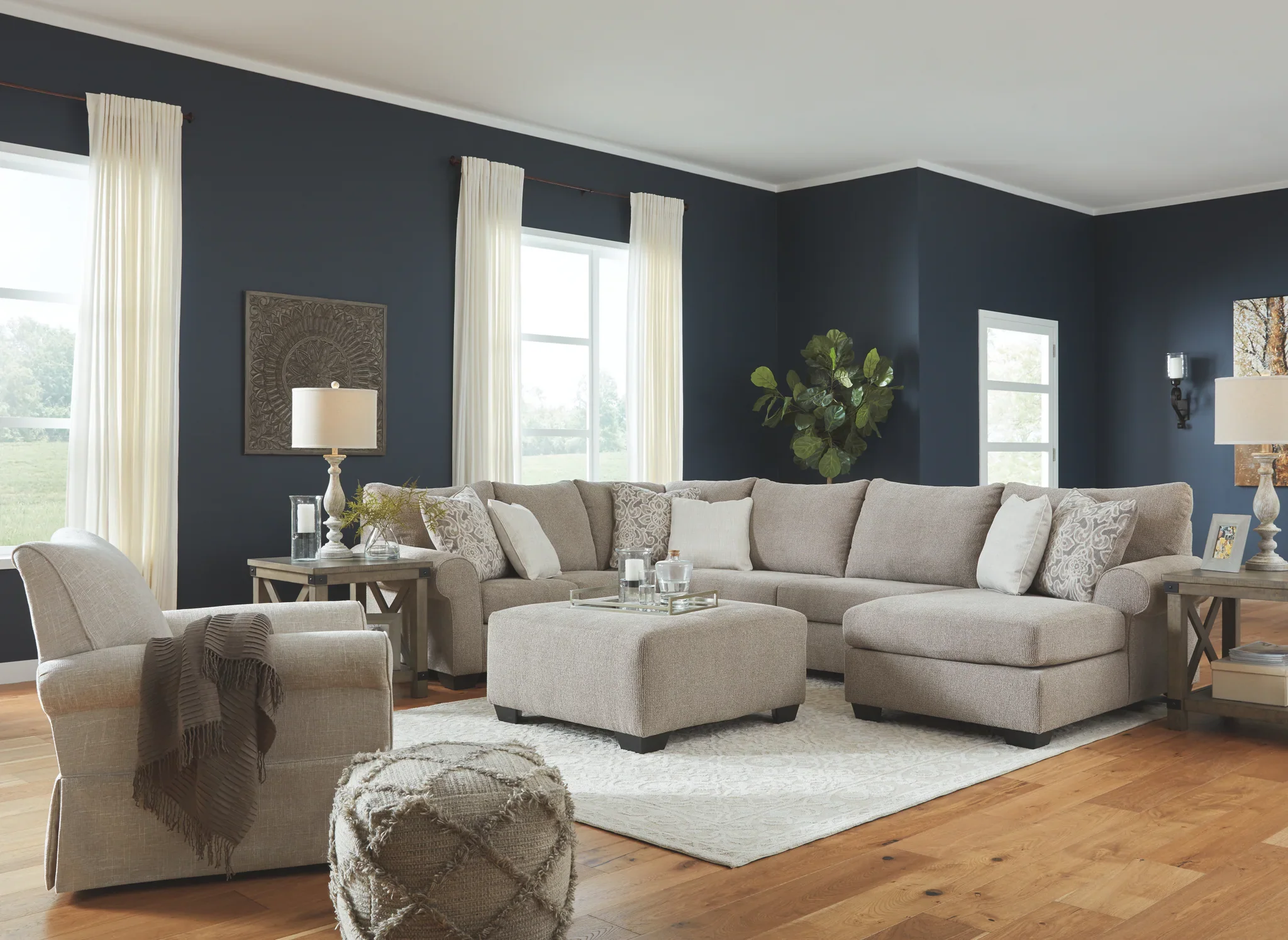 Searcy - Quartz - Swivel Glider Accent Chair - Image 8