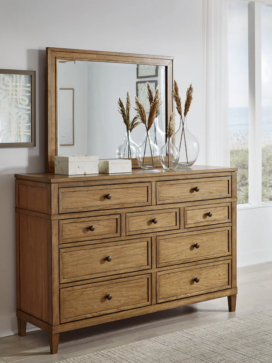 Sharlance - Brown - Dresser and Mirror - Image 2