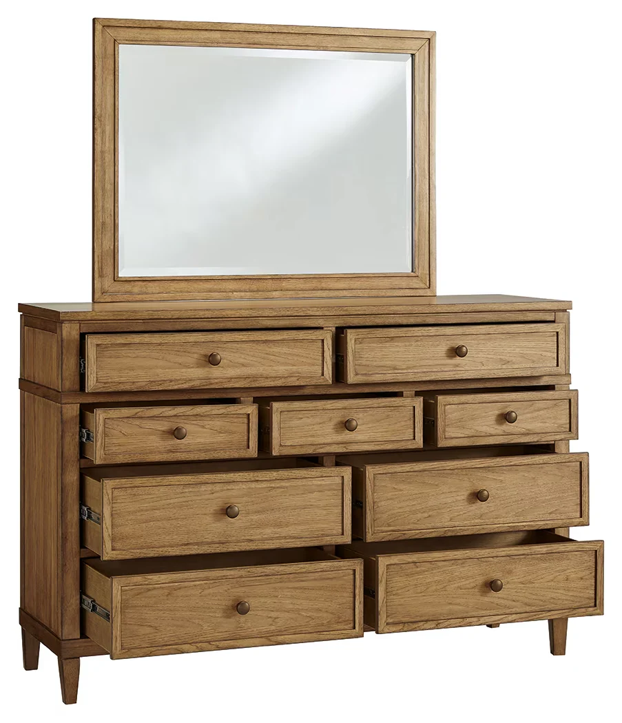 Sharlance - Brown - Dresser and Mirror - Image 5