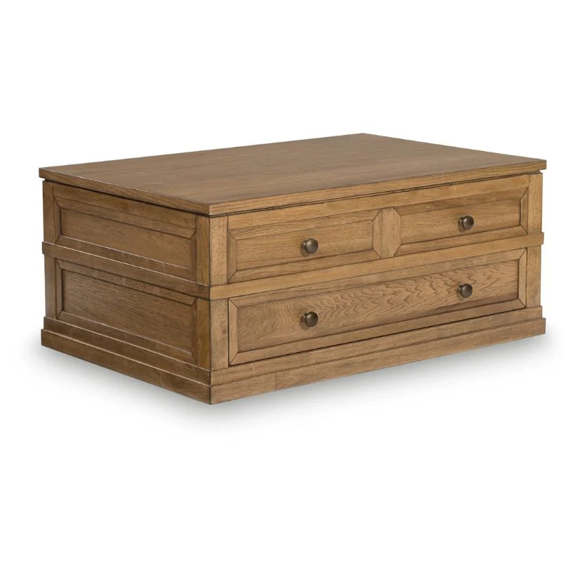 Sharlance - Light Brown - Lift Top Cocktail Table