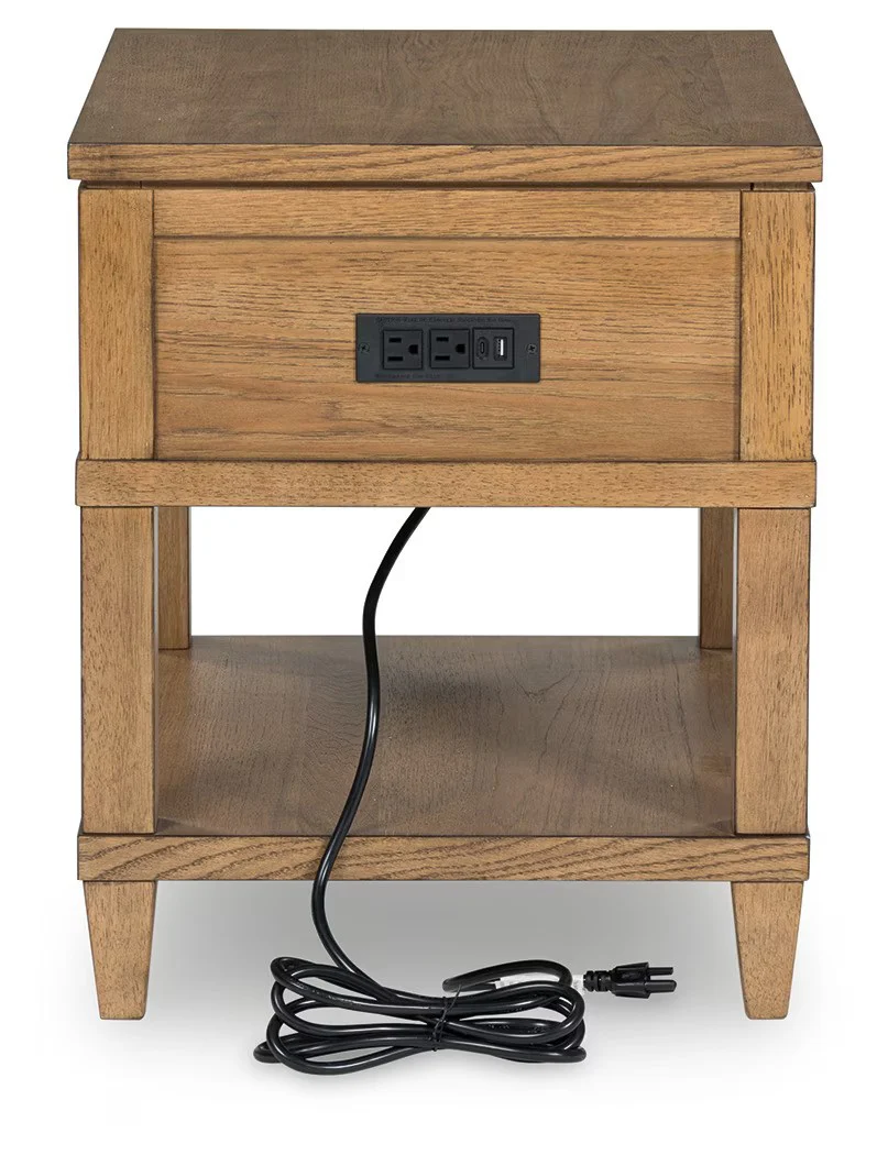 Sharlance - Light Brown - Rectangular End Table - Image 6