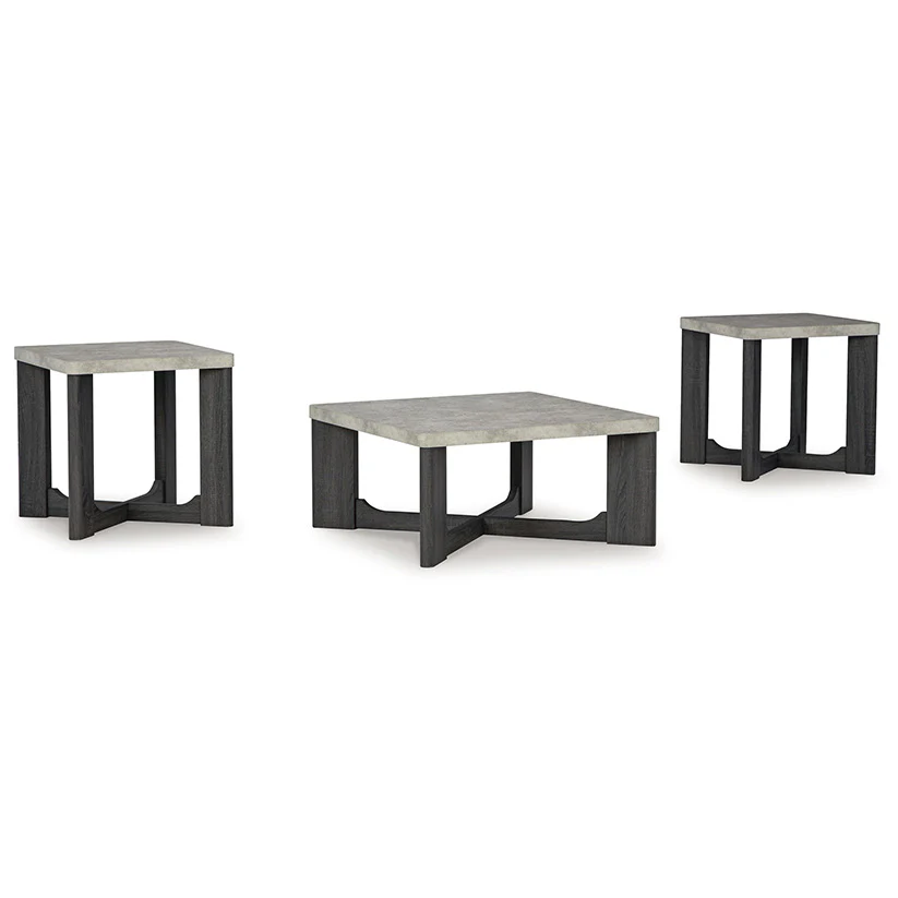 Sharstorm - Two-tone Gray - Occasional Table Set (Set of 3)