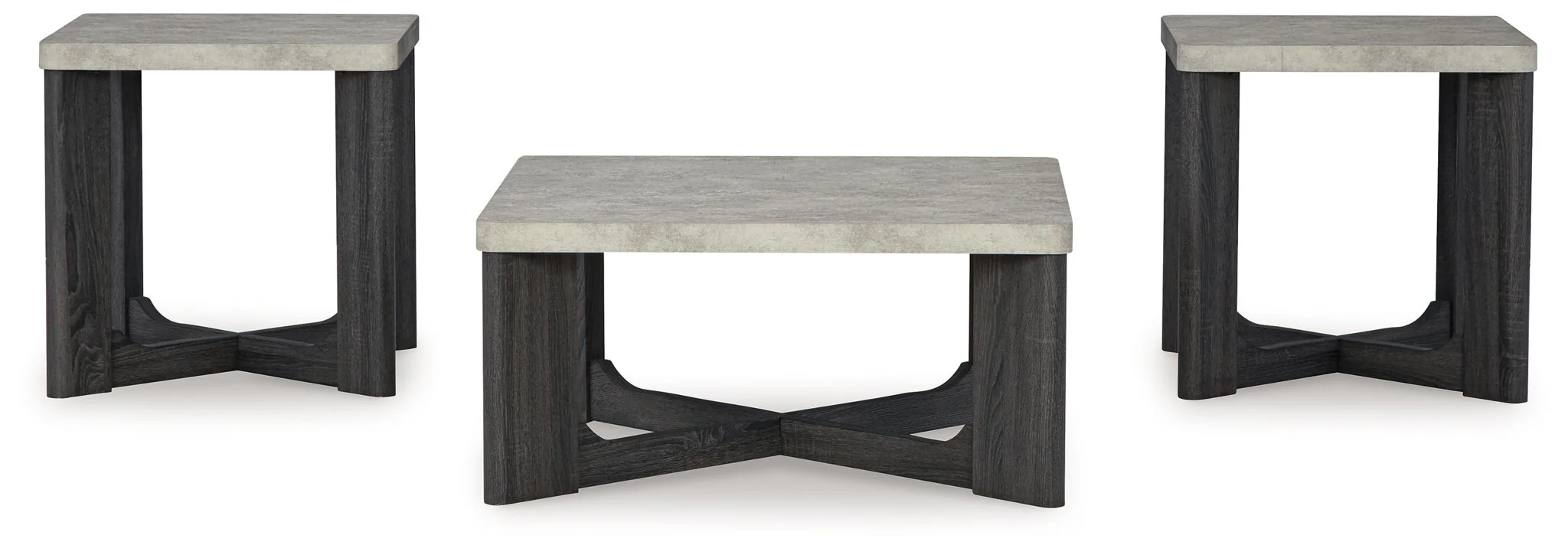 Sharstorm - Two-tone Gray - Occasional Table Set (Set of 3) - Image 3