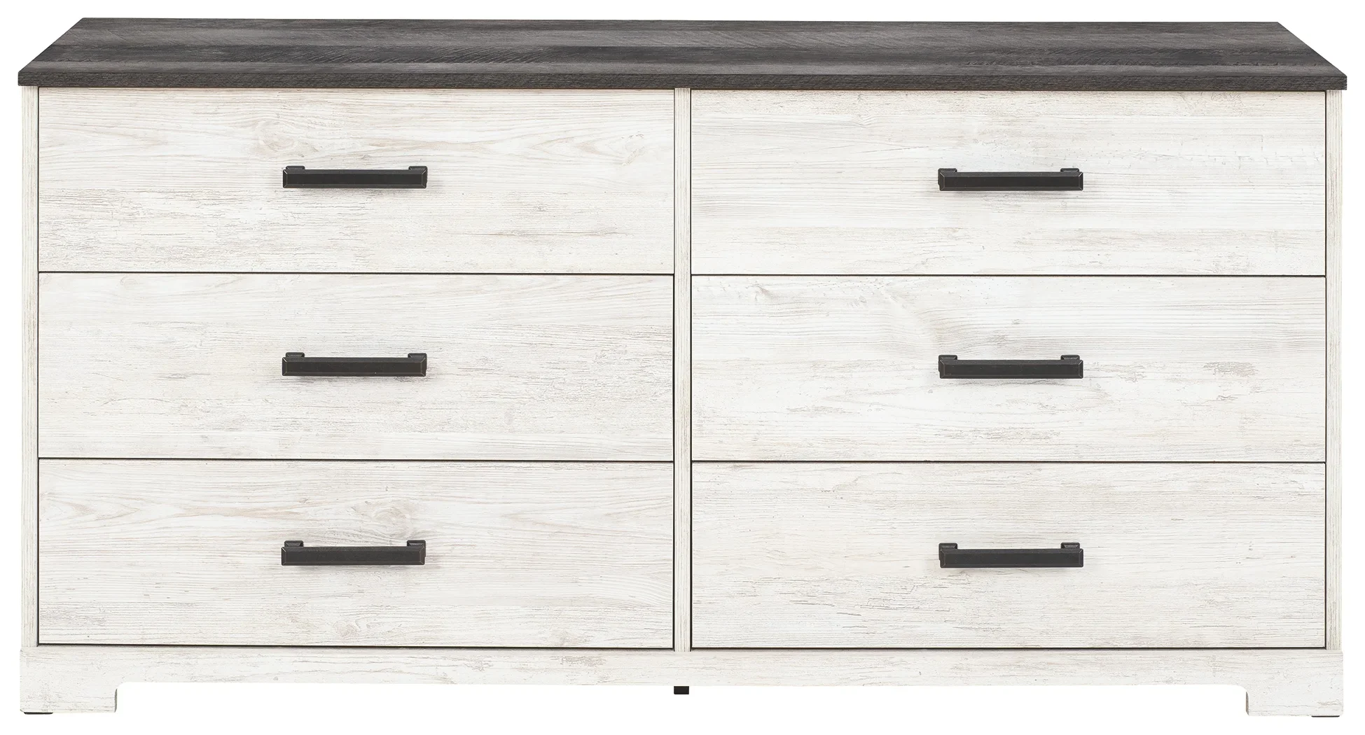 Shawburn - White / Black / Gray - Six Drawer Dresser - Image 6