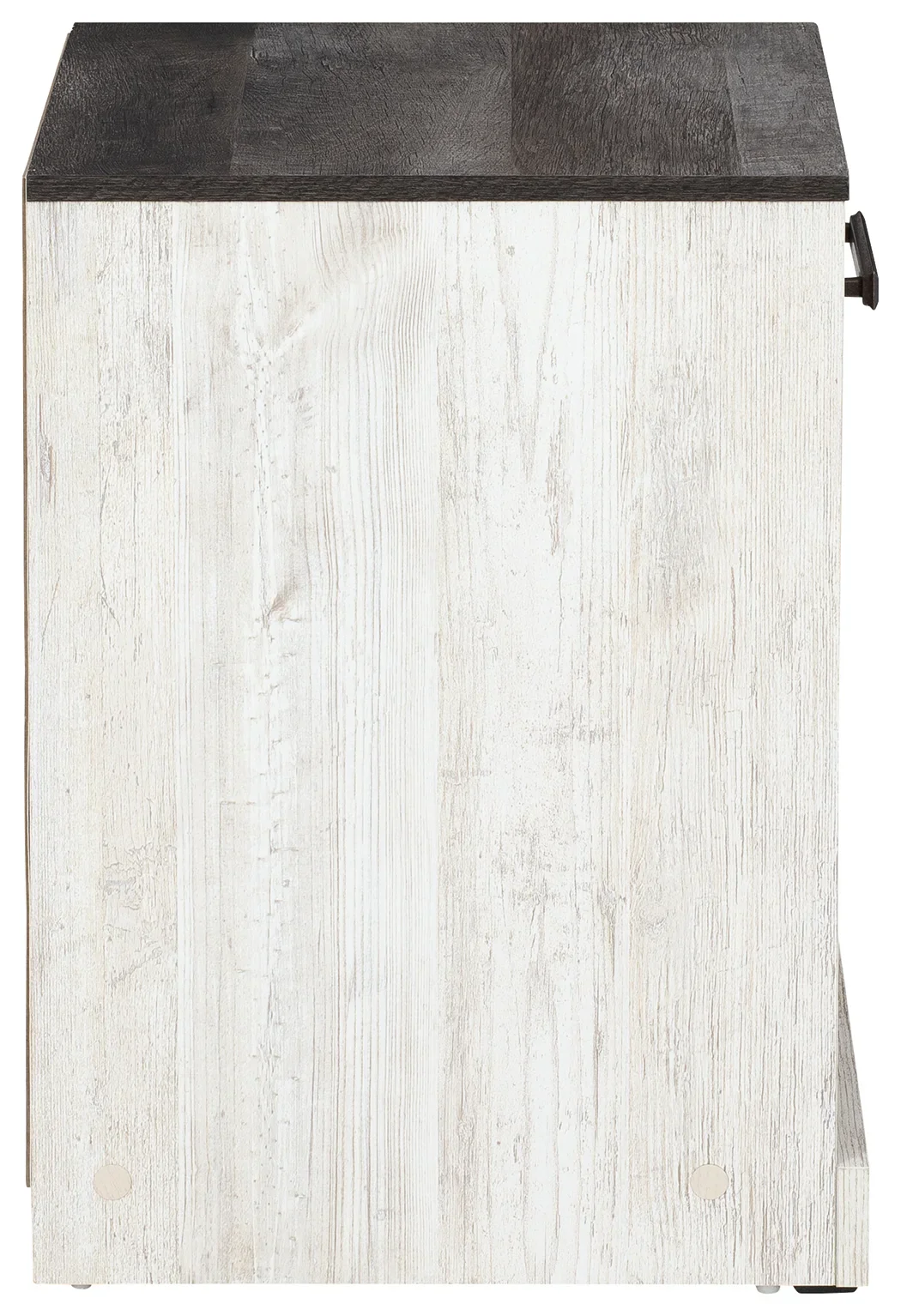 Shawburn - White / Black / Gray - One Drawer Night Stand - Open Cubby - Image 5