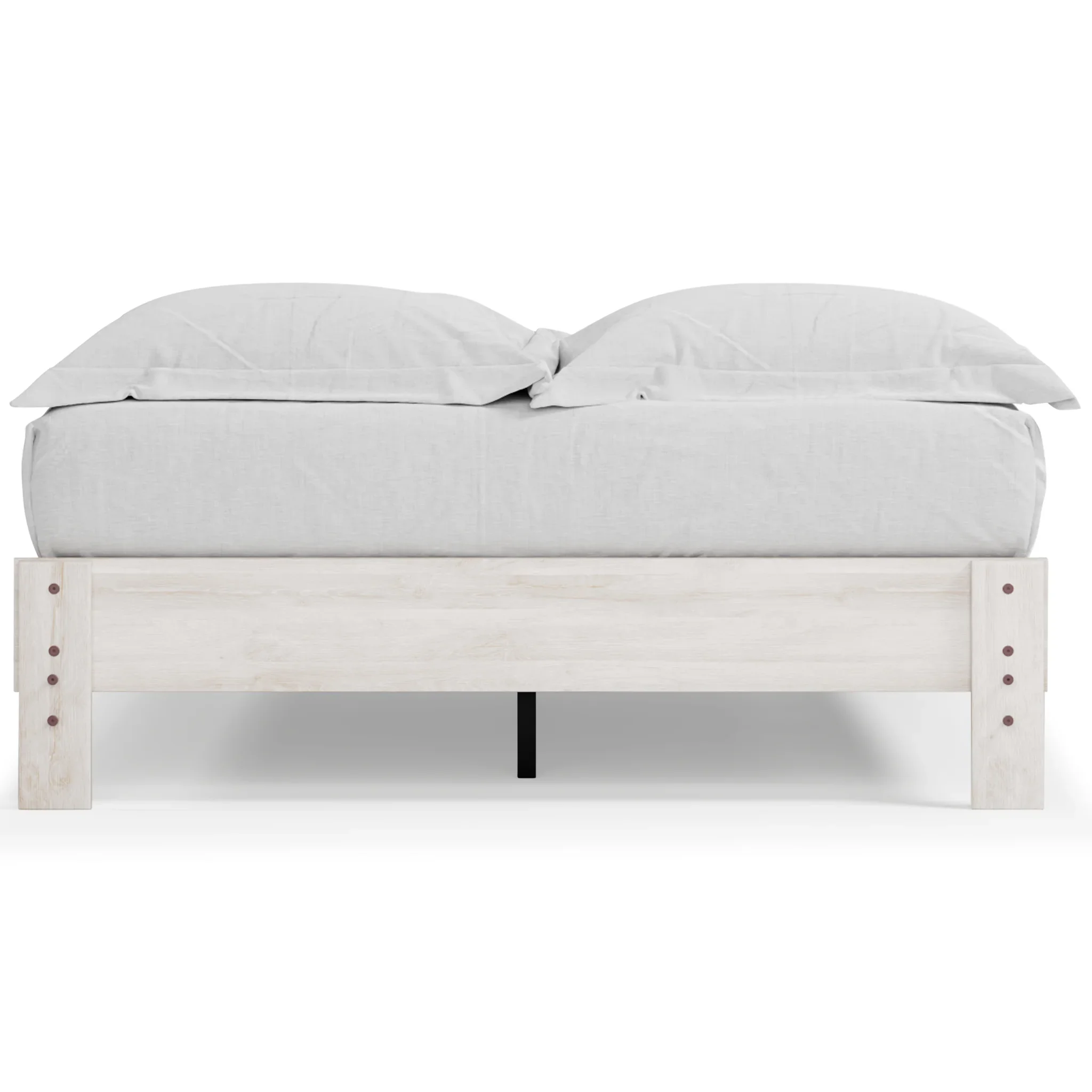 Shawburn - Whitewash - Queen Platform Bed - Image 11