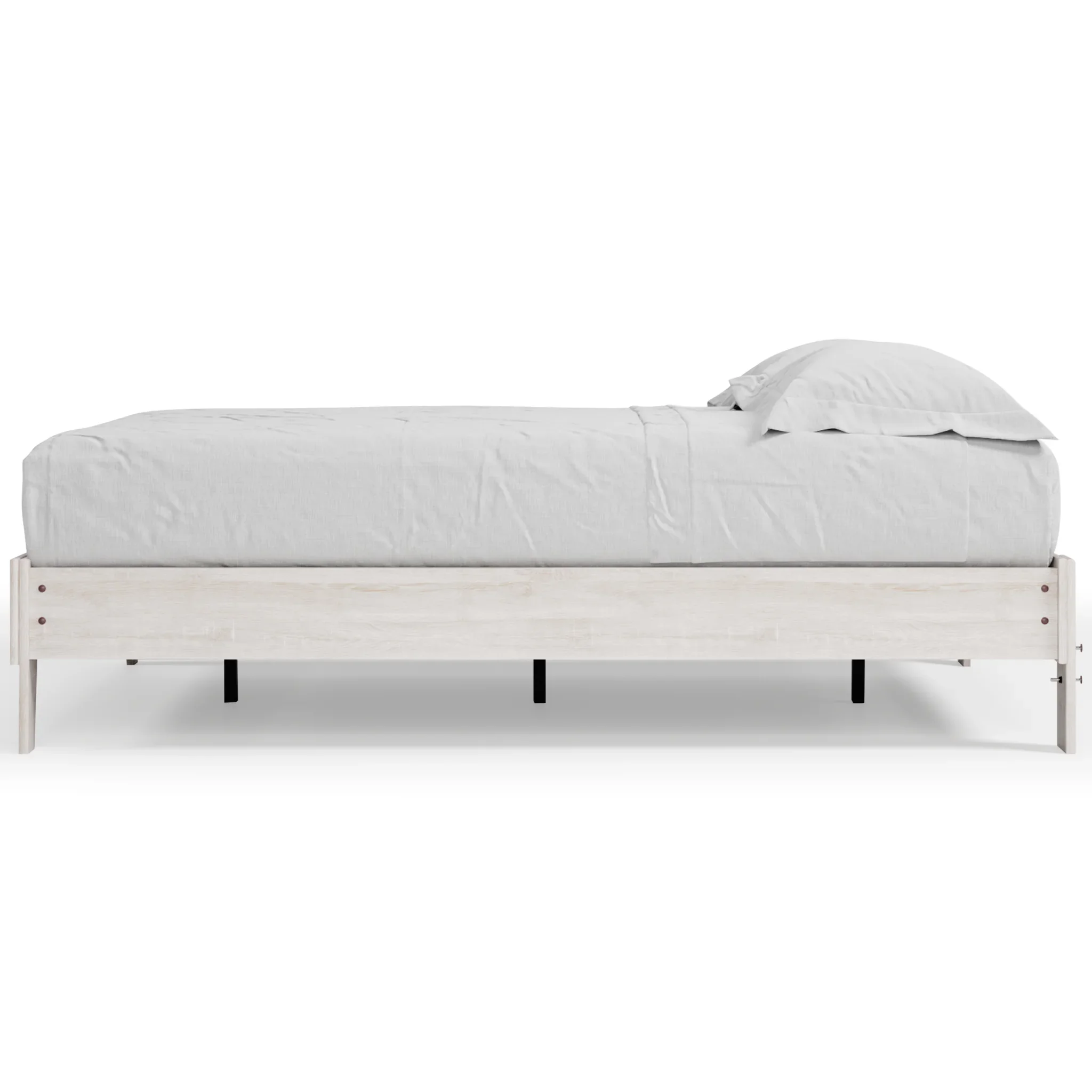 Shawburn - Whitewash - Queen Platform Bed - Image 13