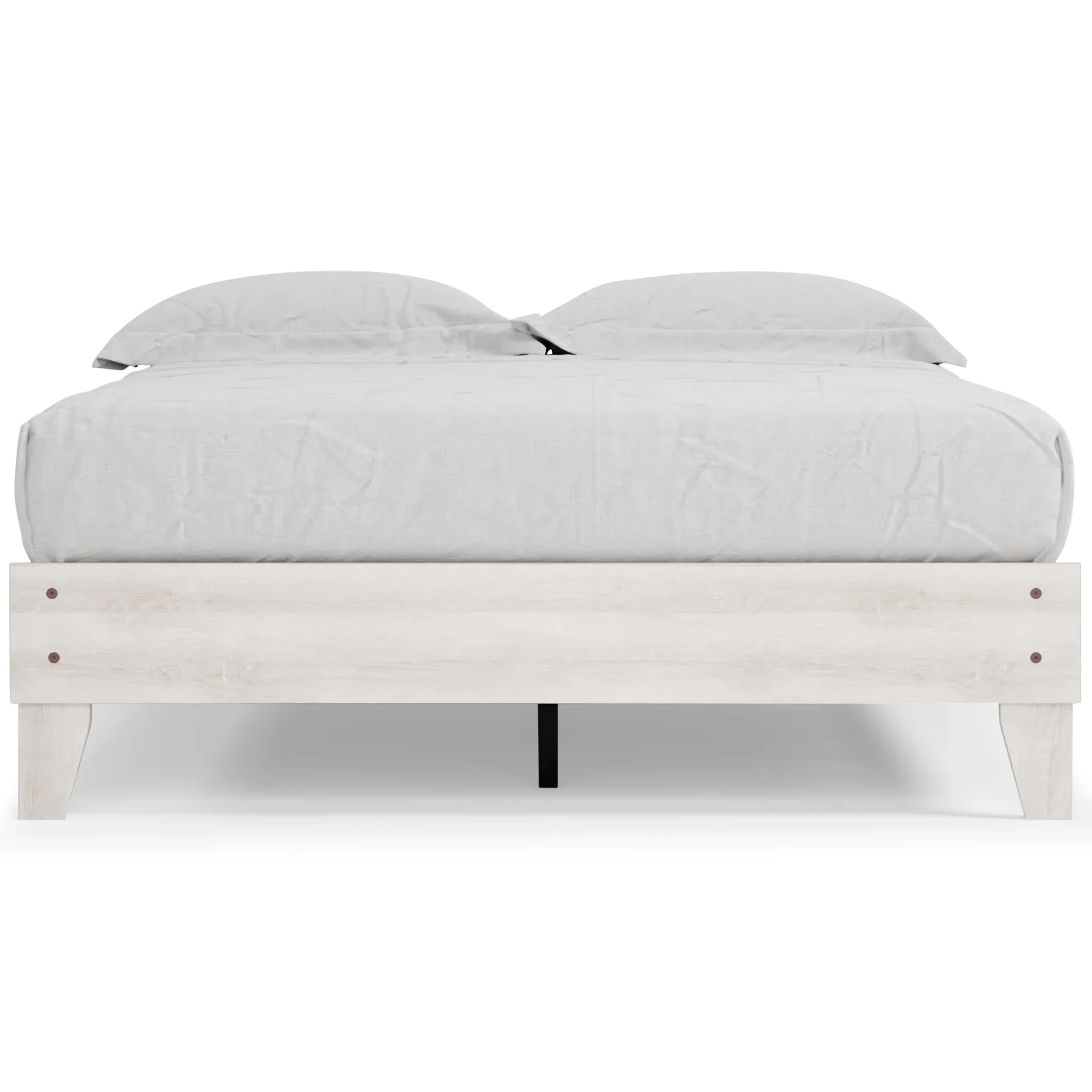 Shawburn - Whitewash - Queen Platform Bed - Image 7