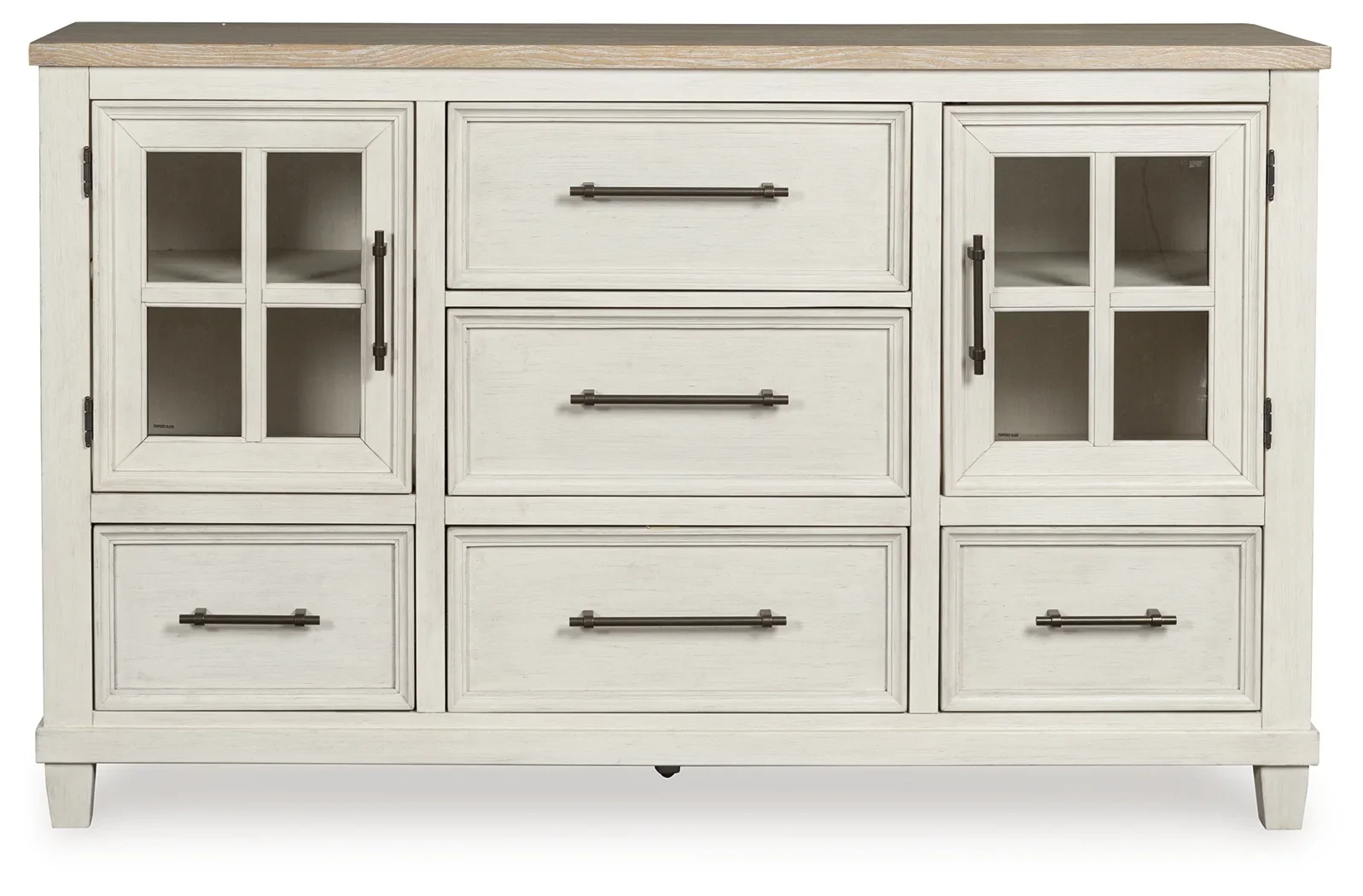 Shaybrock - Antique White / Brown - Dresser - Image 3