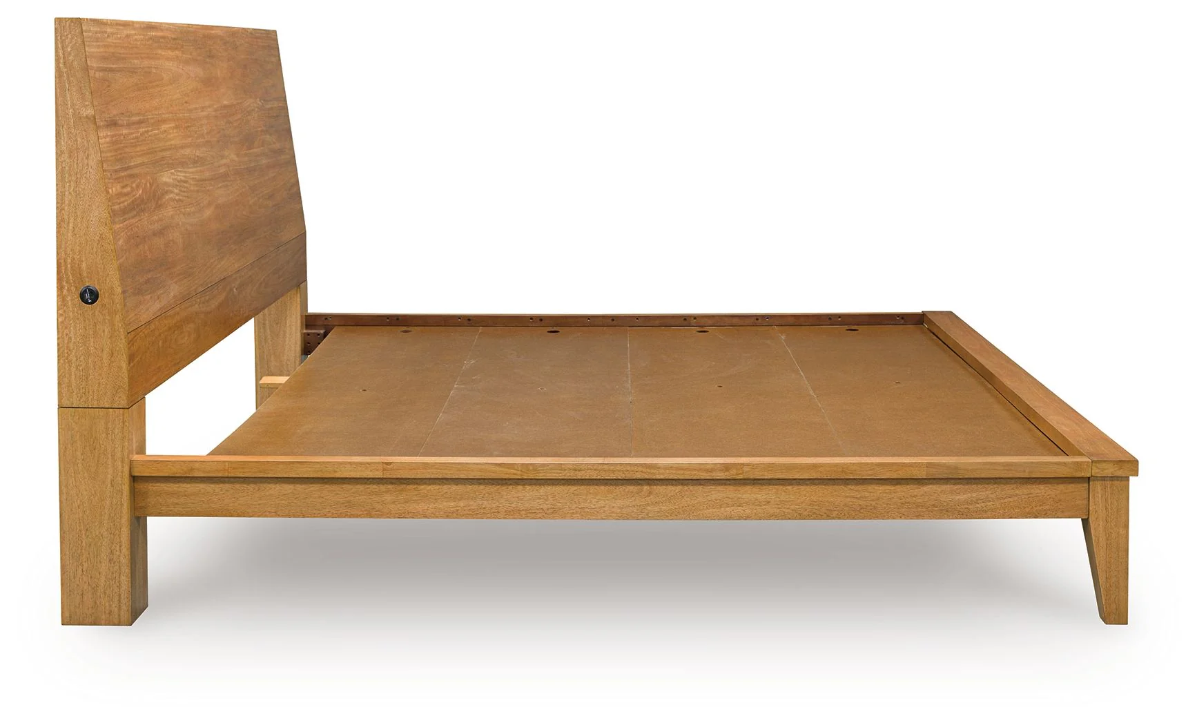 Sherbana - Light Brown - King Panel Bed - Image 4
