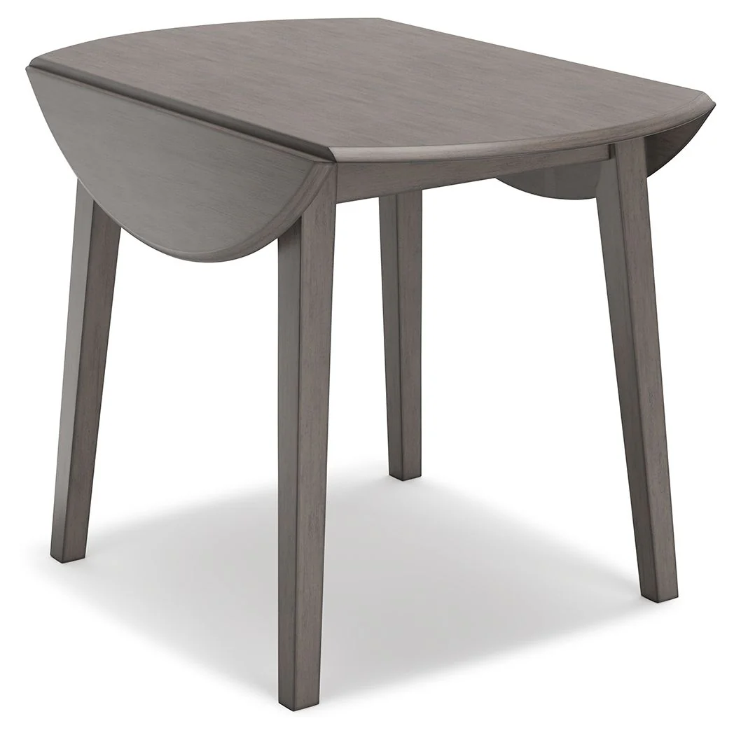 Shullden - Gray - 5 Pc. - Drop Leaf Table, 4 Side Chairs - Image 5