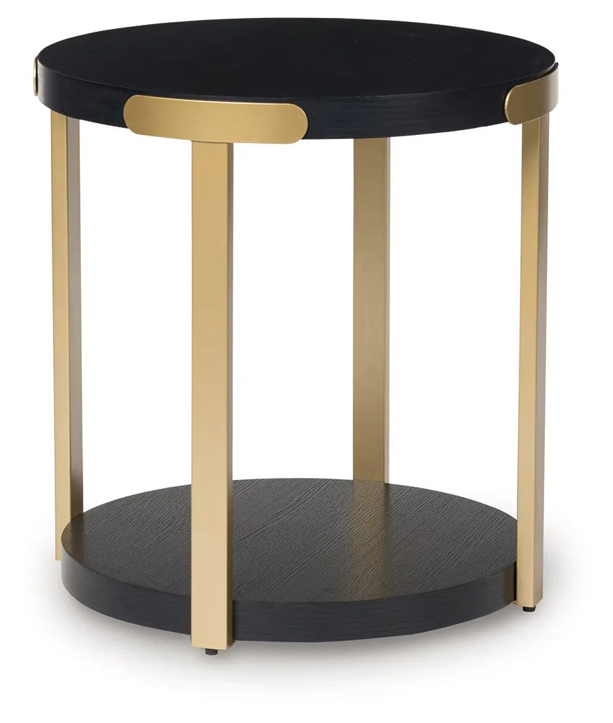 Shylore - Black / Brass Finish - Occasional Table Set (Set of 3) - Image 6
