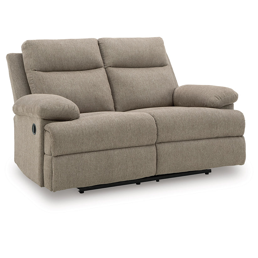 Side-Swipe - Mocha - Reclining Loveseat