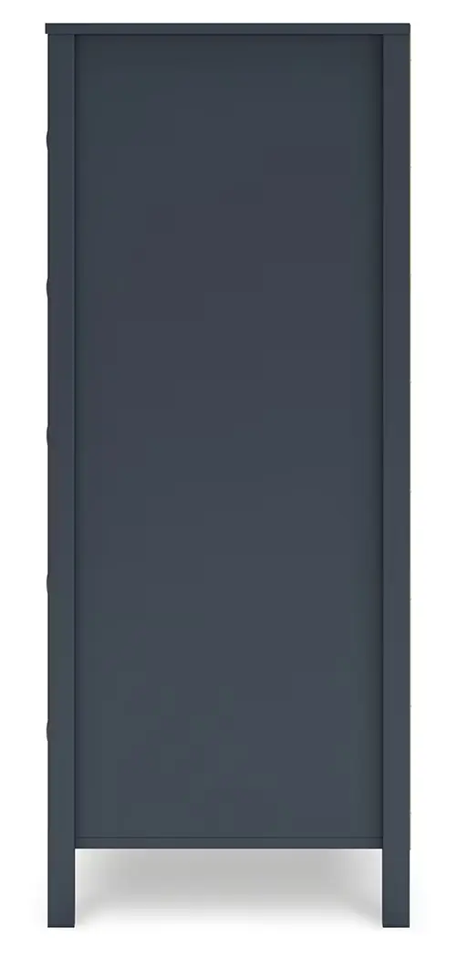 Simmenfort - Navy Blue - Five Drawer Chest - Image 7