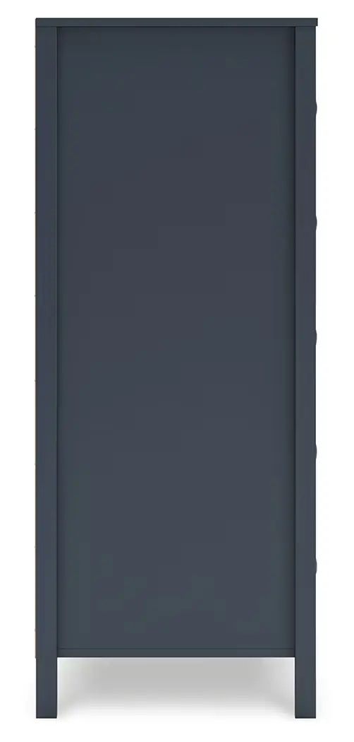 Simmenfort - Navy Blue - Five Drawer Chest - Image 8