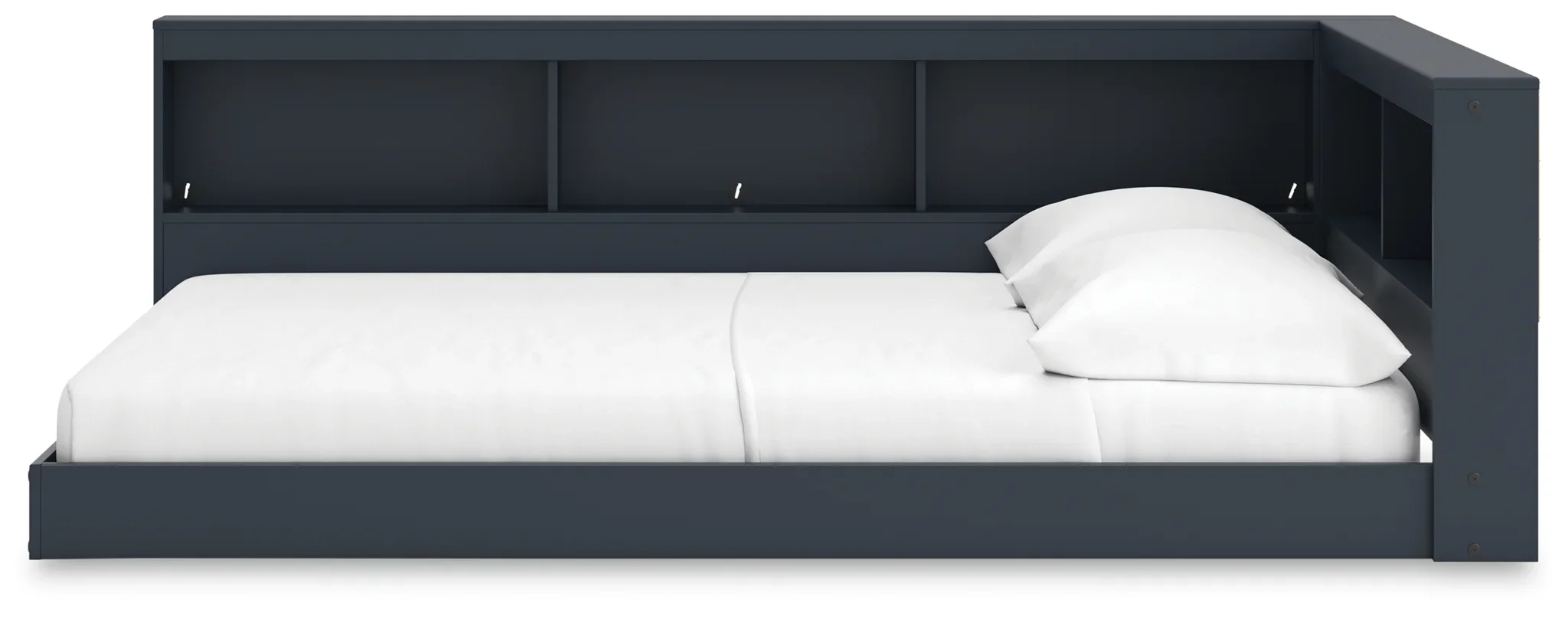 Simmenfort - Navy Blue - Full Bookcase Storage Bed - Image 7