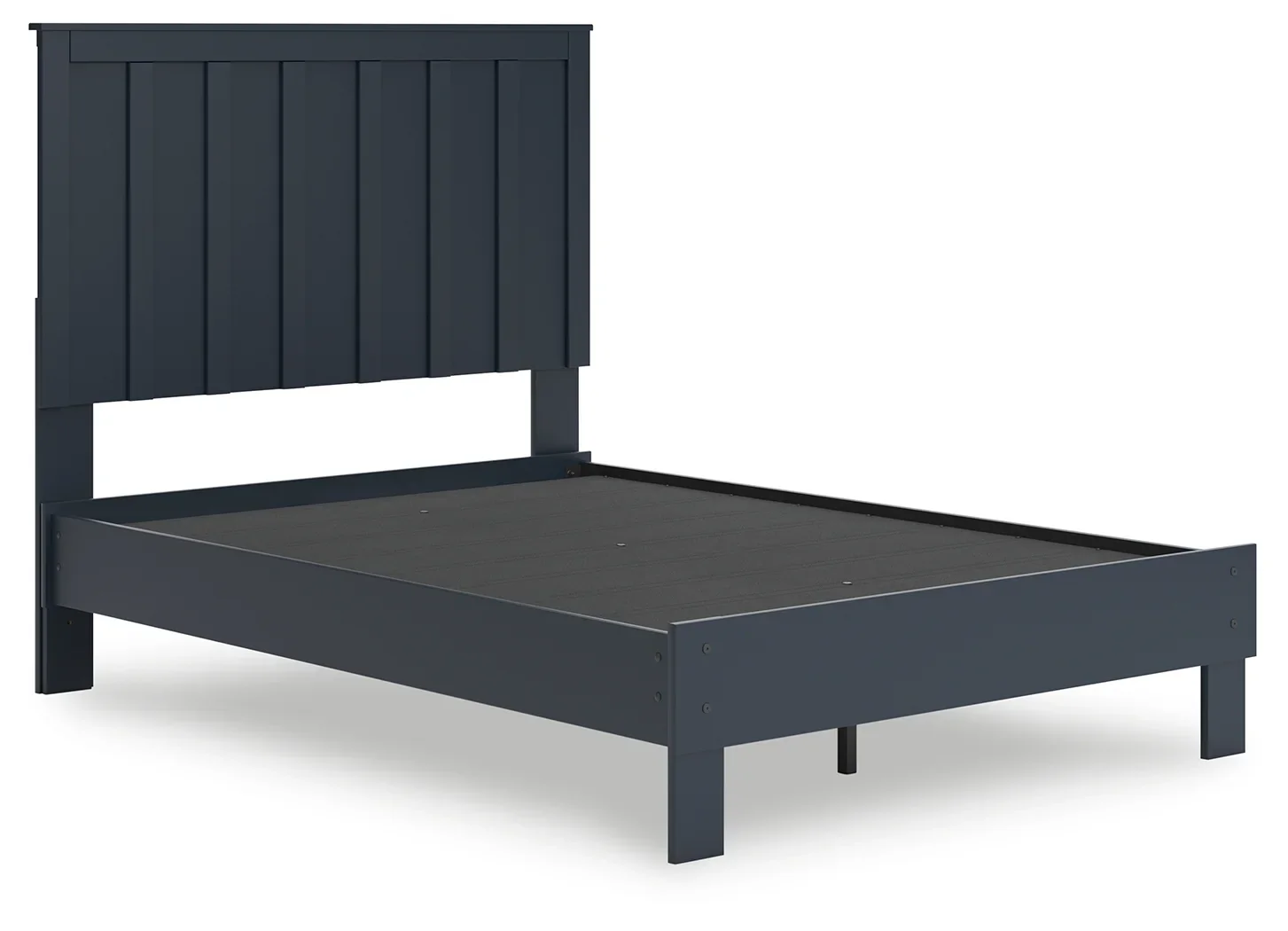 Simmenfort - Navy Blue - Full Platform Bed With Panel Headboard - Image 4
