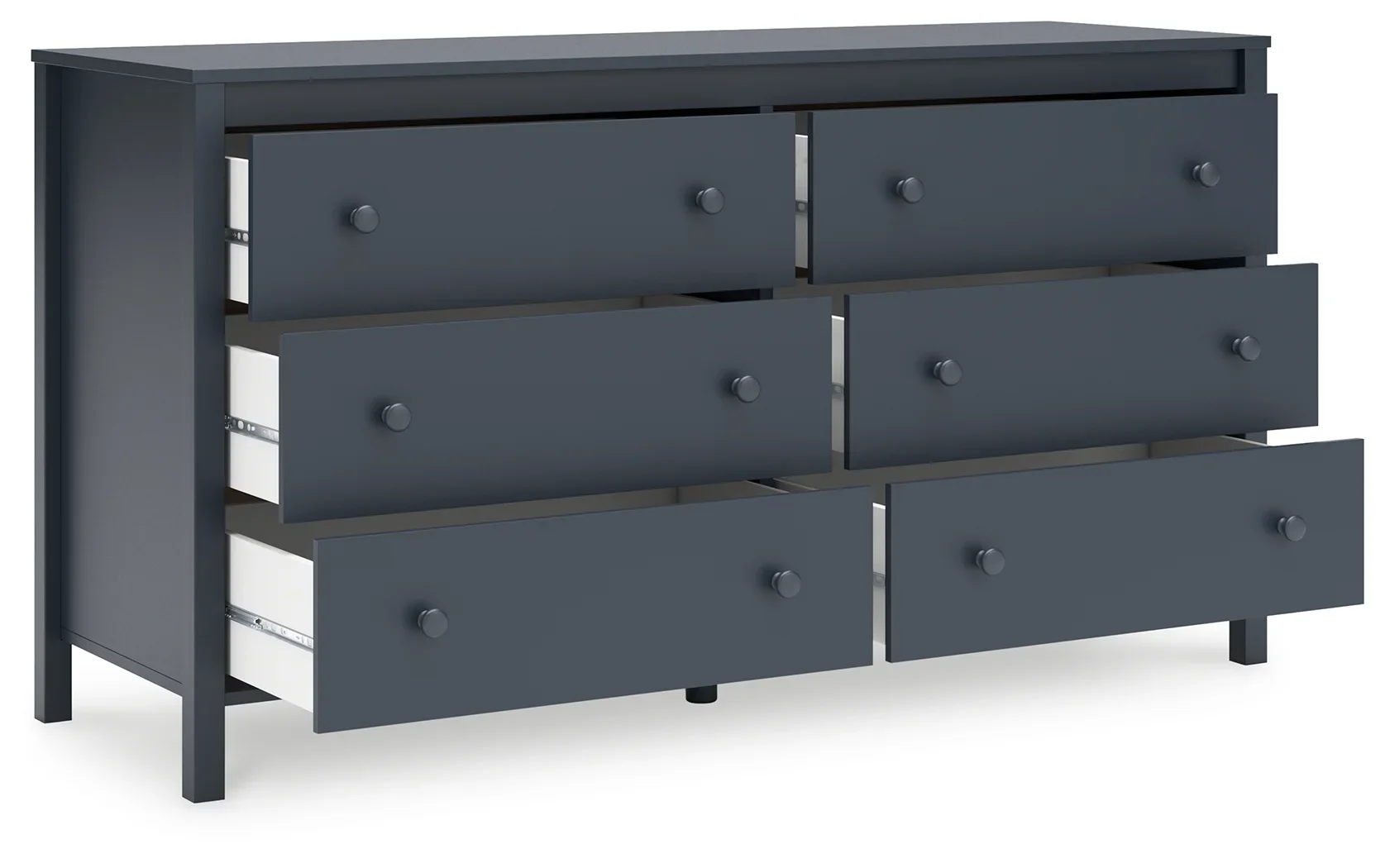 Simmenfort - Navy Blue - Six Drawer Dresser - Image 4