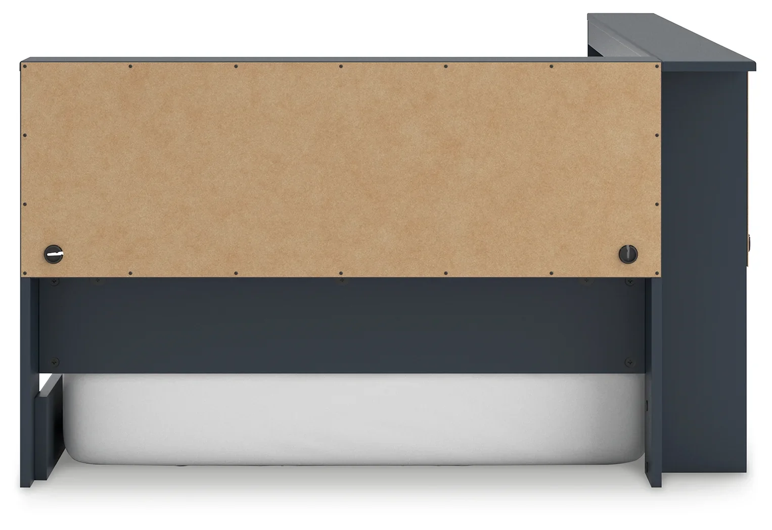 Simmenfort - Navy Blue - Twin Bookcase Storage Bed - Image 6