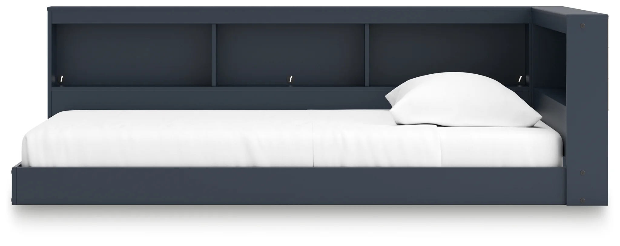 Simmenfort - Navy Blue - Twin Bookcase Storage Bed - Image 7