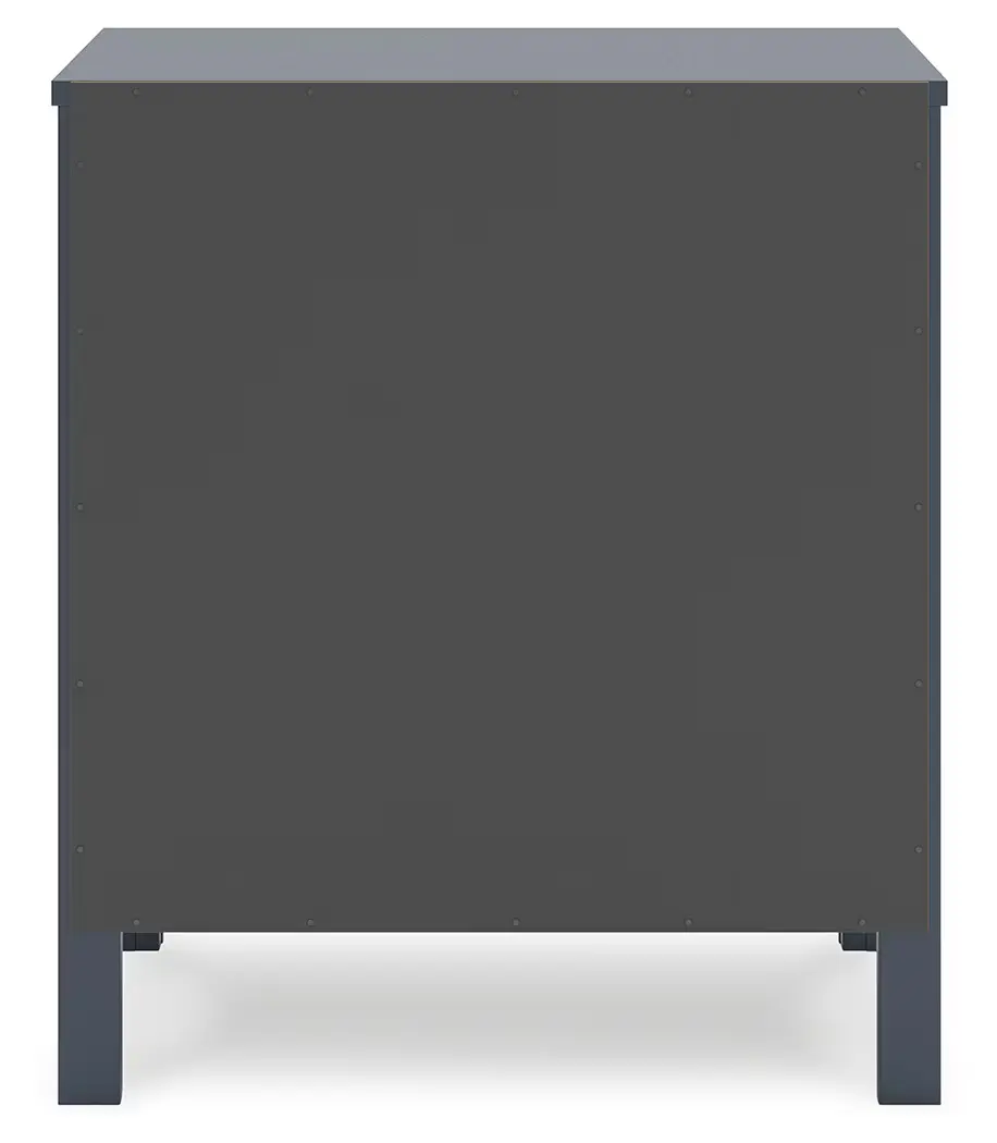 Simmenfort - Navy Blue - Two Drawer Night Stand - Image 5