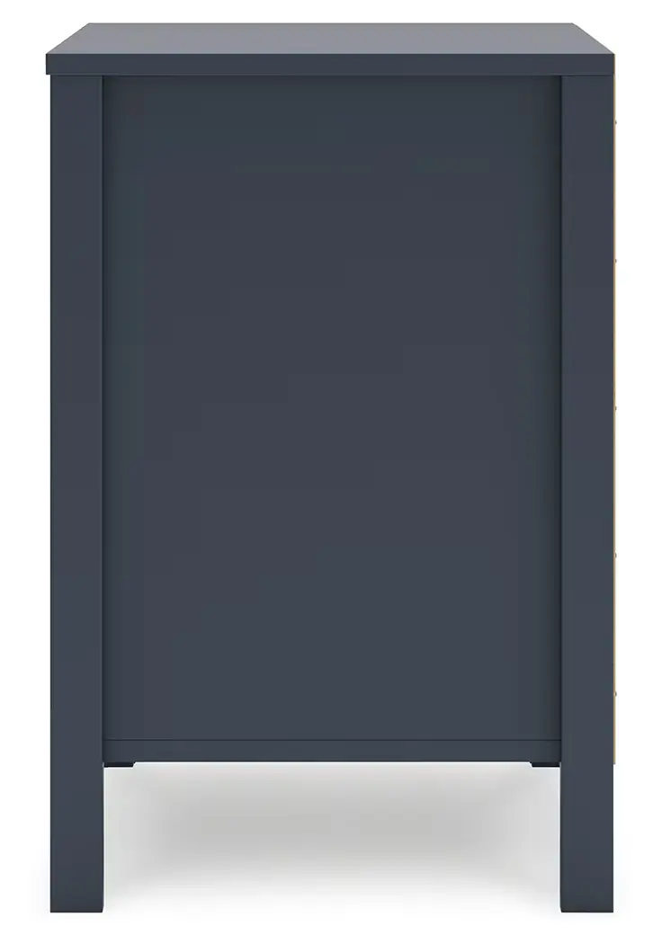 Simmenfort - Navy Blue - Two Drawer Night Stand - Image 6