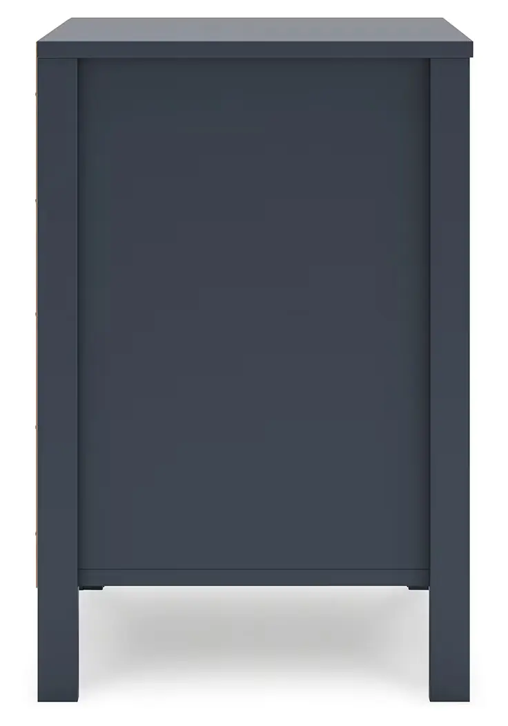 Simmenfort - Navy Blue - Two Drawer Night Stand - Image 7