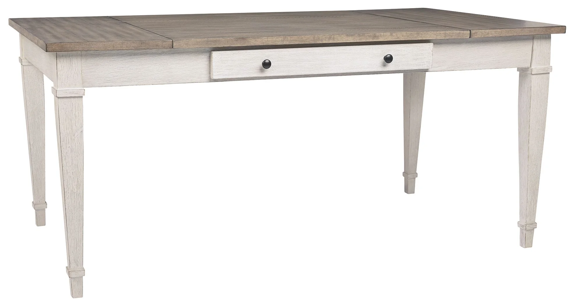 Skempton - White - Rect Drm Table W/Storage - Image 5