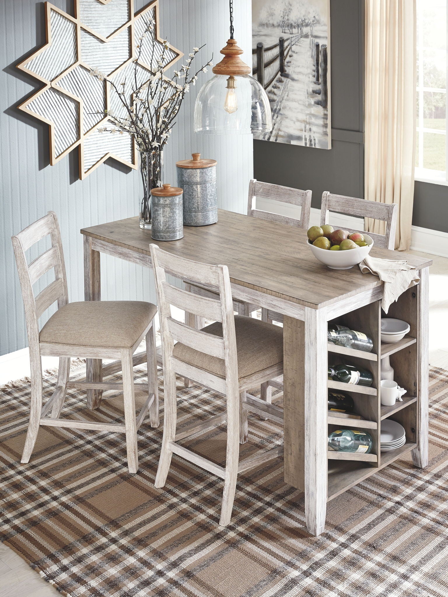Skempton - White - Upholstered Barstool (Set of 2) - Image 4