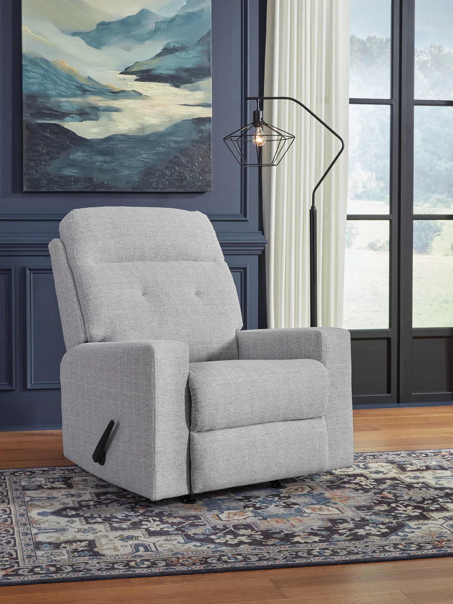 Skillins - Stone - Rocker Recliner - Image 5