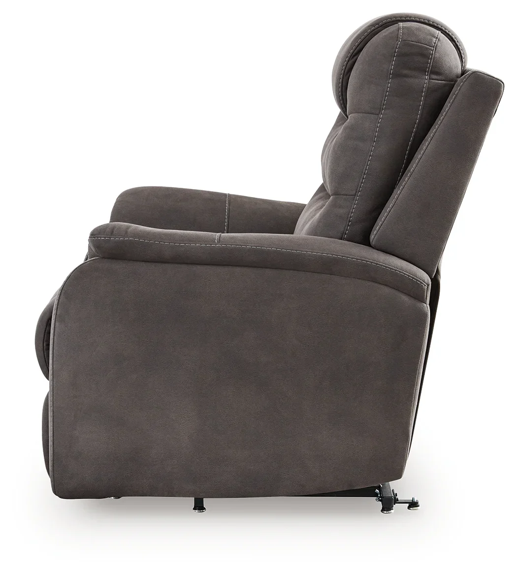 Snowfield - Gunmetal - Power Lift Recliner - Image 5