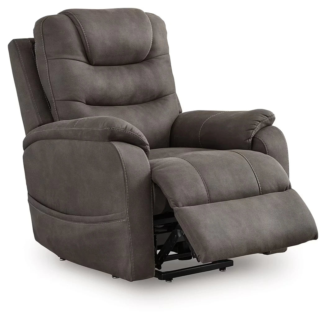 Snowfield - Gunmetal - Power Lift Recliner - Image 7