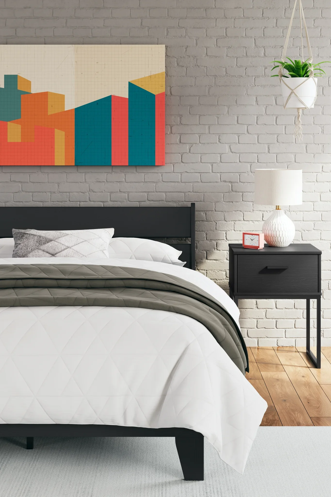 Socalle - Black - One Drawer Night Stand - Image 10