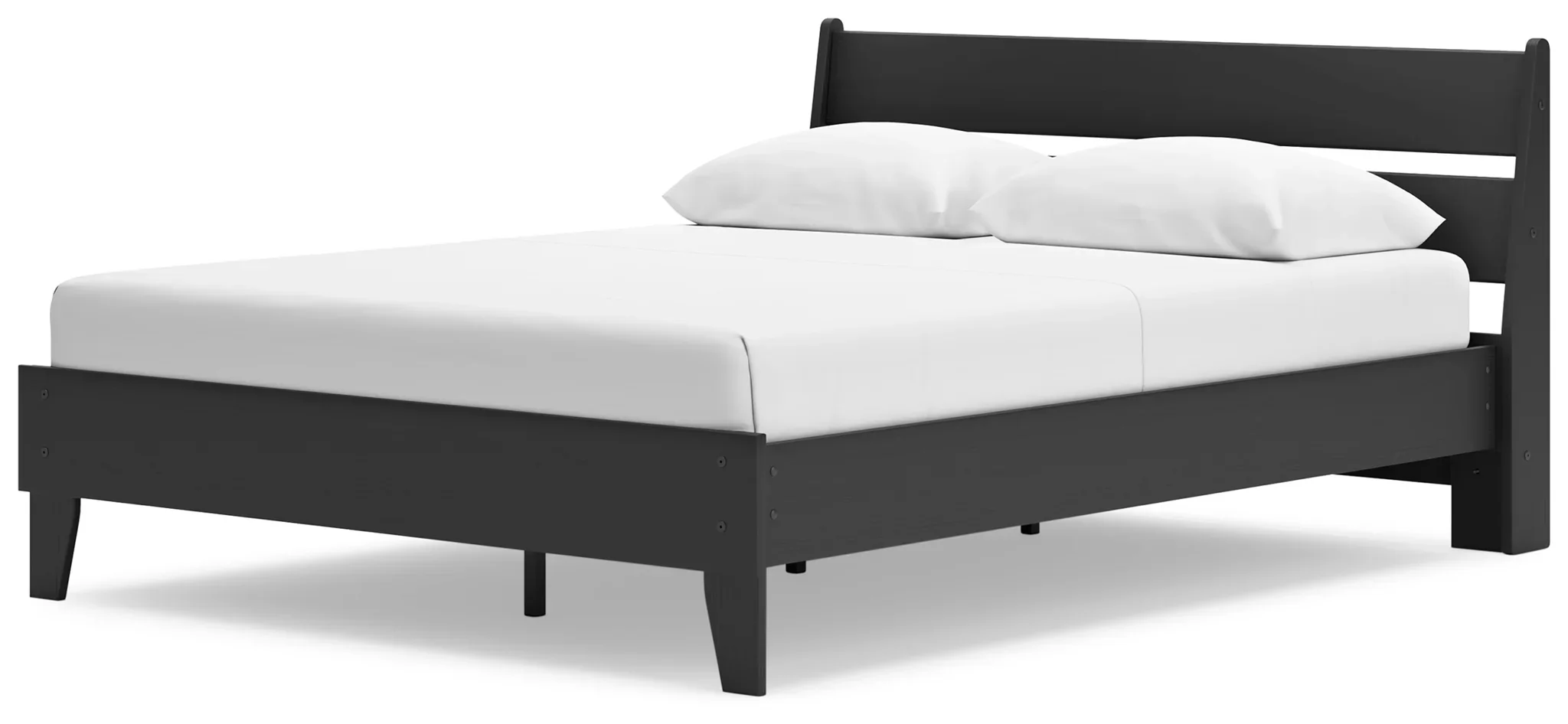 Socalle - Black - Queen Panel Platform Bed - Image 4