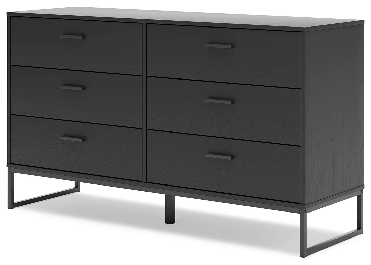 Socalle - Black - Six Drawer Dresser - Image 3