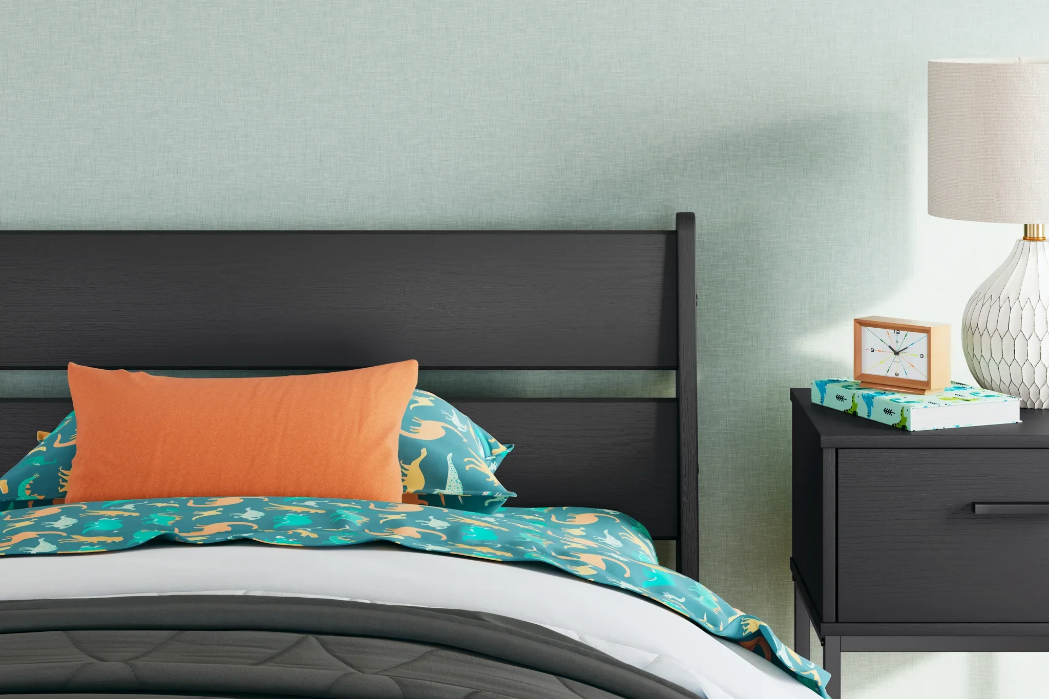 Socalle - Black - Twin Panel Platform Bed - Image 5