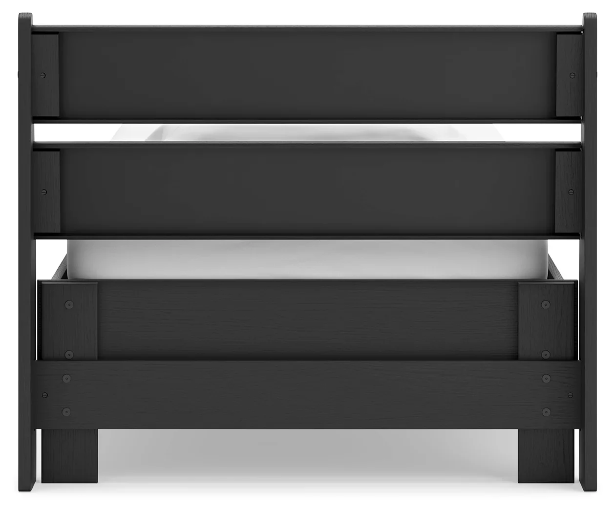 Socalle - Black - Twin Panel Platform Bed - Image 7