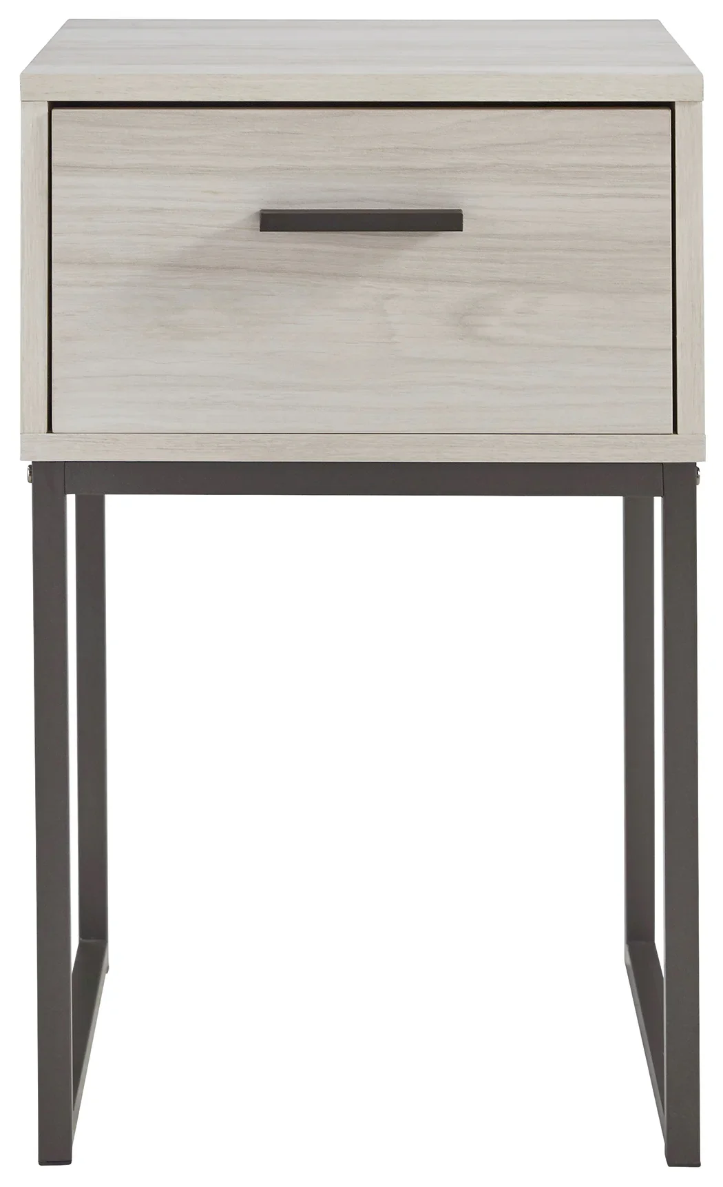 Socalle - Light Natural - One Drawer Night Stand - Vinyl-Wrapped - Image 4