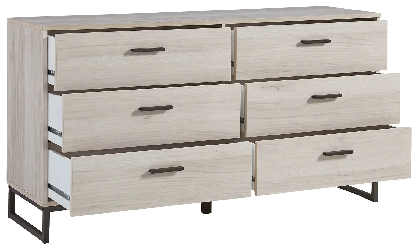 Socalle - Light Natural - Six Drawer Dresser - Vinyl-Wrapped - Image 3