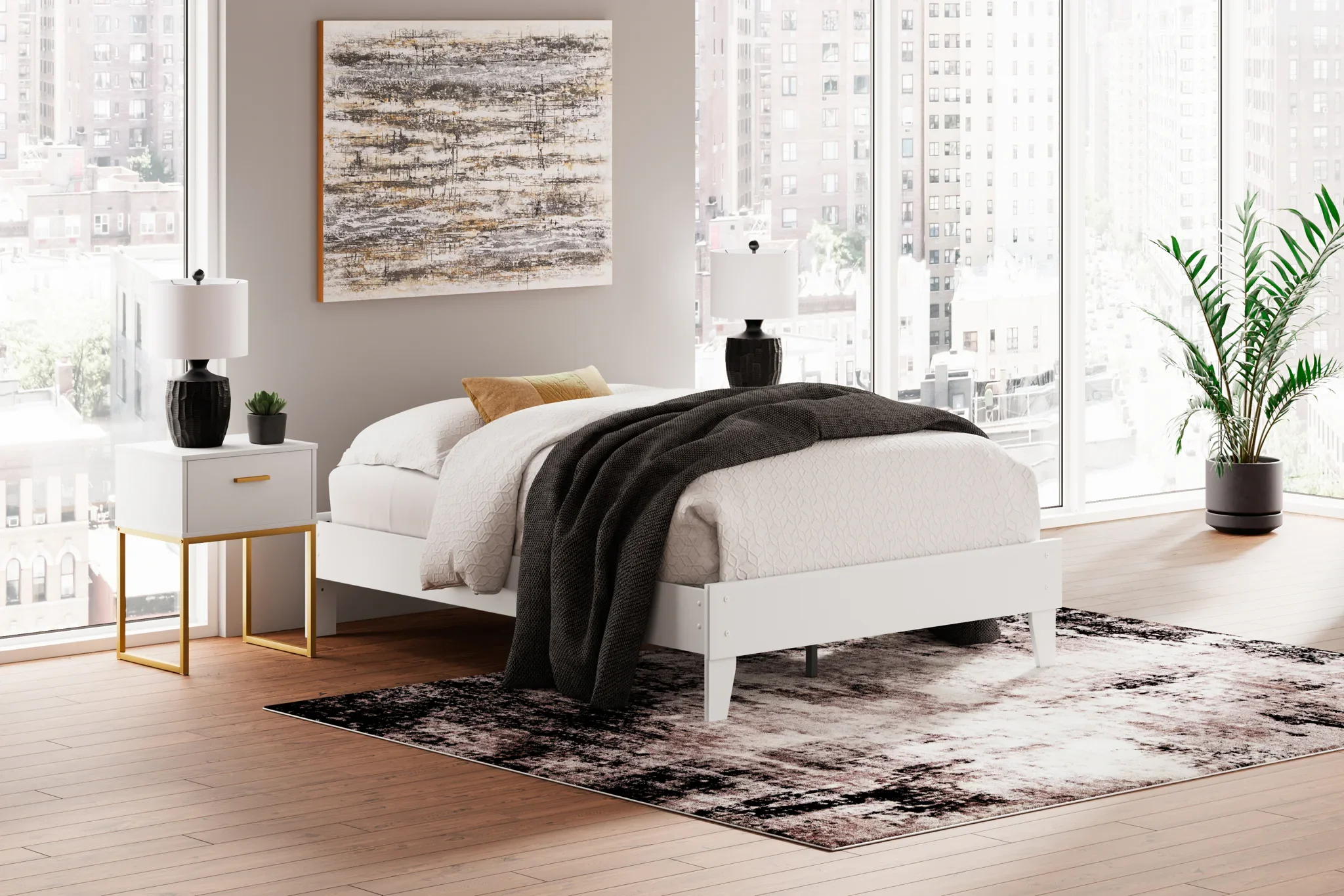 Socalle - Two-tone - Full Platform Bed - Image 2