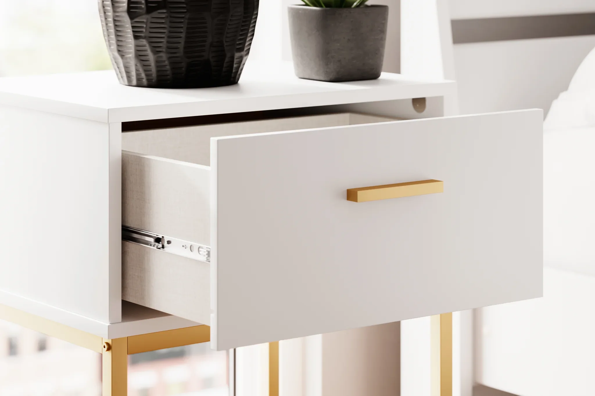 Socalle - Two-tone - One Drawer Night Stand - Image 9