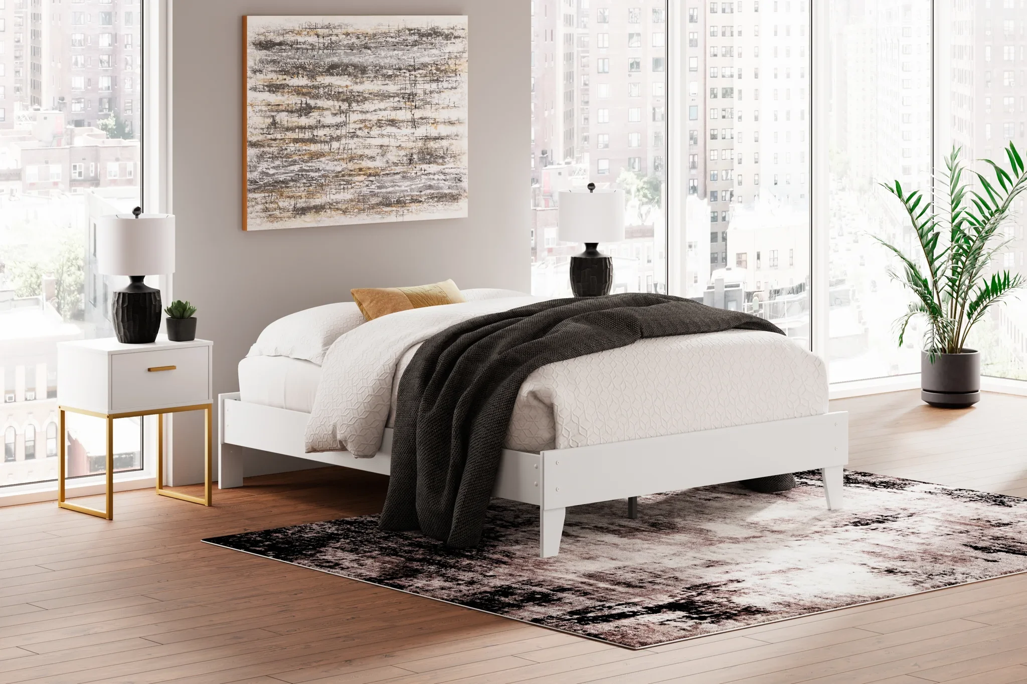 Socalle - Two-tone - Queen Platform Bed - Image 2