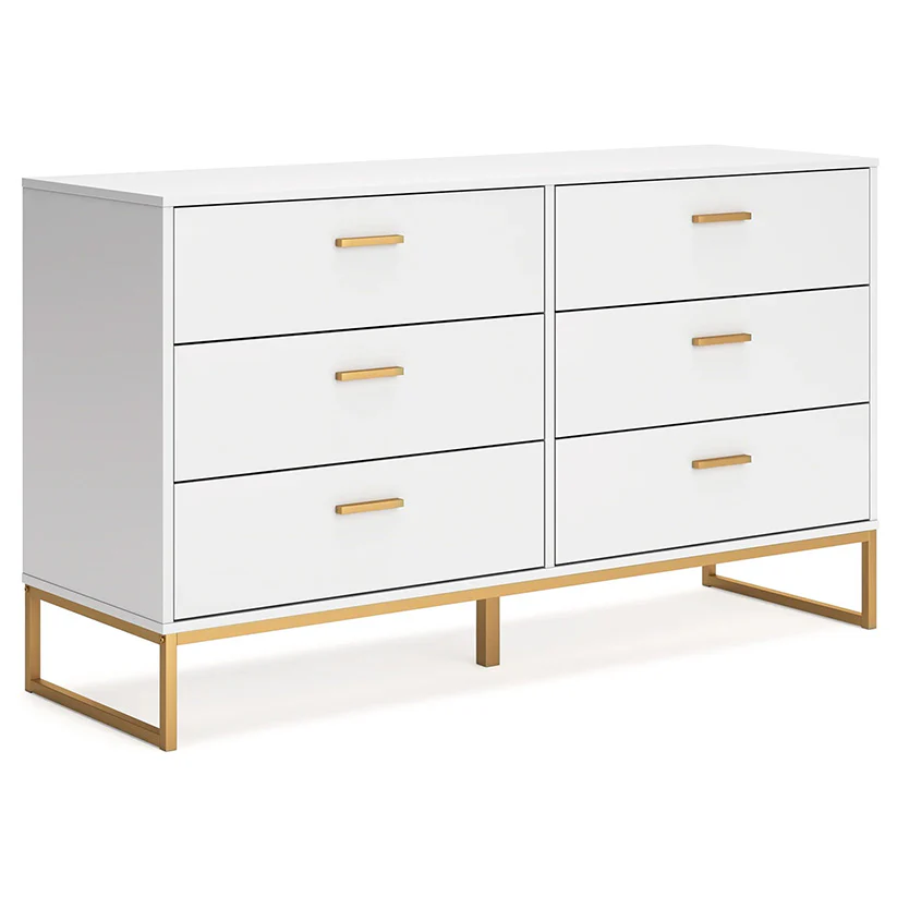 Socalle - Two-tone - Six Drawer Dresser