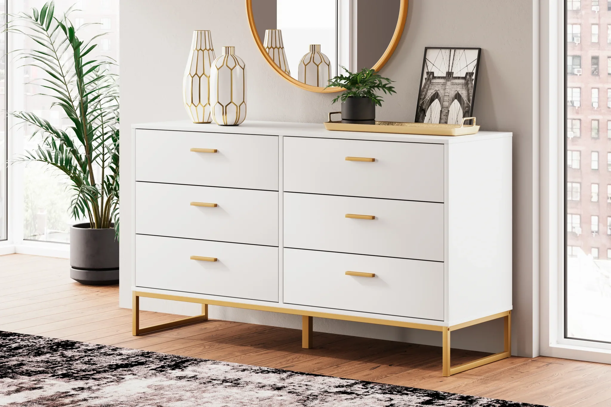 Socalle - Two-tone - Six Drawer Dresser - Image 2