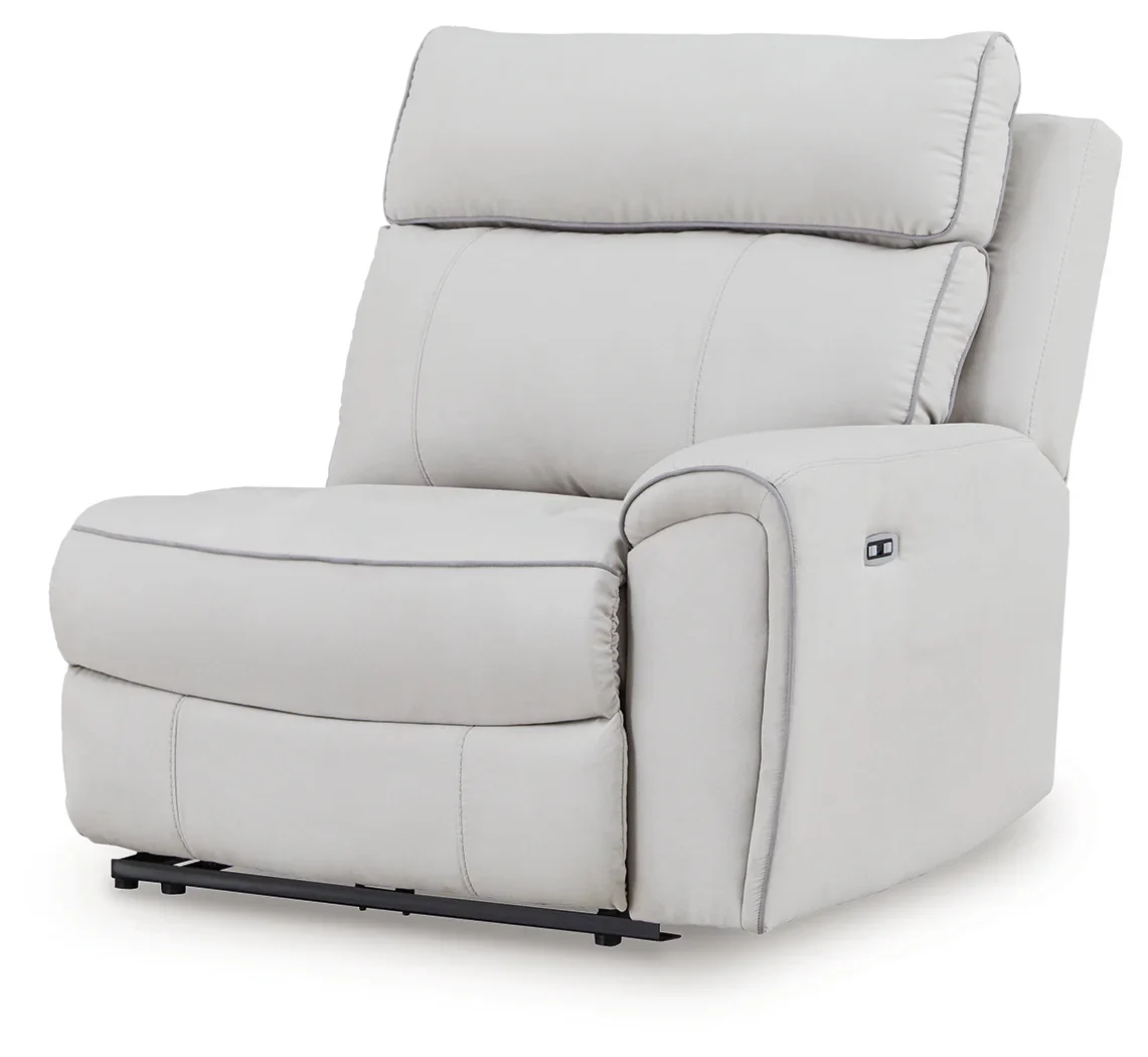 Social Pointe - 7-Piece Power Reclining Sectional With Storage Consoles - Pearl / Ash - Image 10